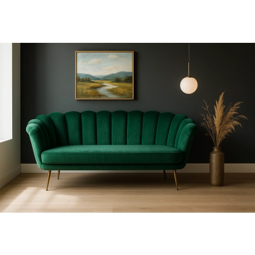 Sofa Butelkowa Zieleń LUX-4